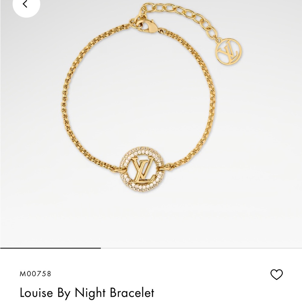 Louis Vuitton Gold Chain Bracelet